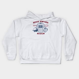 Nice Swing Bitch Kids Hoodie